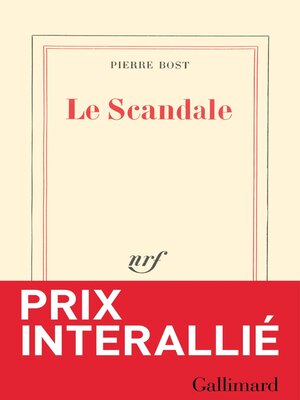 cover image of Le Scandale
